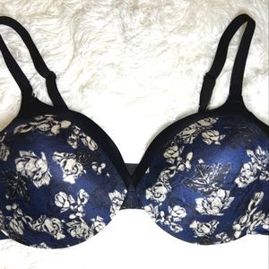 Soft sided Floral push up bra 40C by Maidenform